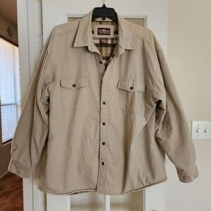 Levi's Men's Button Up Fleece Lined Heavy Duty Shirt Jacket XXL Flaws See Desc